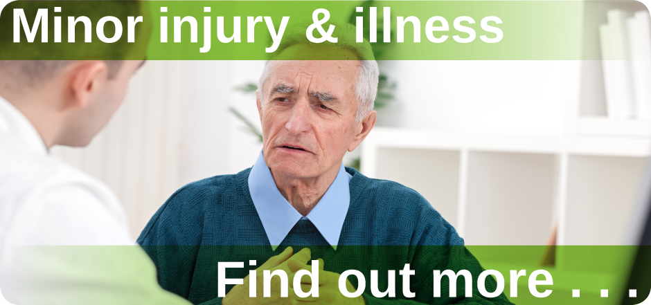 Minor injury & illness Mount Pleasant Health Centre Exeter find out more